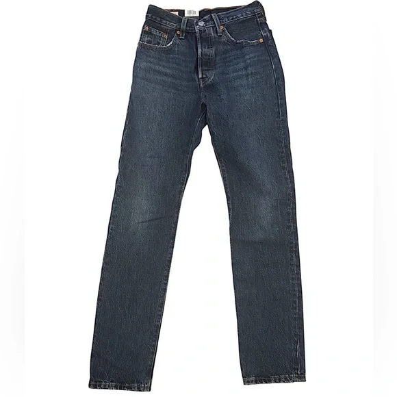 Levi's Women's High Rise Jeans - Dark Blue - Picture 3 of 12